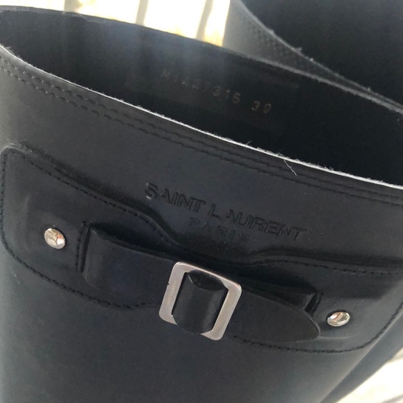 Saint Laurent Rain Boots - Picture 2 of 7